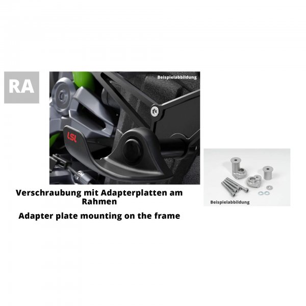 LSL Bremsseite SlideWing Kit 550T055.3, TRIUMPH Daytona 675R 13- für