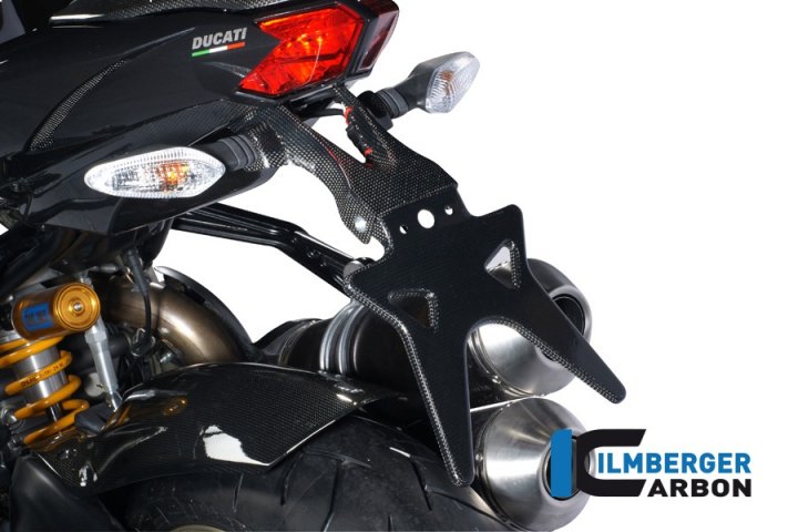 Ilmberger Carbon Kennzeichenträger, Carbon für Streetfighter 848 F1
