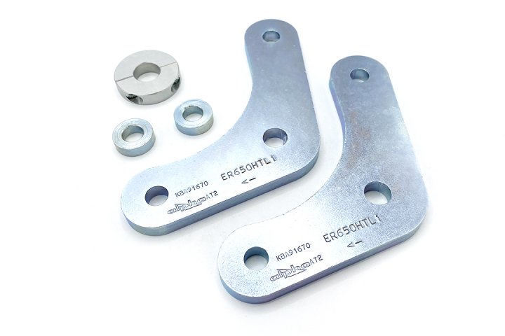 alpha Technik Tieferlegungssatz 25mm für Kawasaki Z650RS, Typ ER650M / ER650MA2, ab Modelljahr 2022-