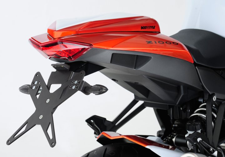 PROTECH Kennzeichenhalterset inkl. Reflektor und Kennzeichenbeleuchtung fÃ¼r Z1000 SX ZXT00W für