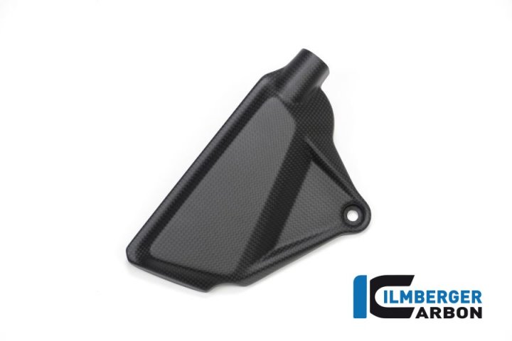 Ilmberger Carbon Abdeckung unterm Rahmen links matt für XDiavel GA