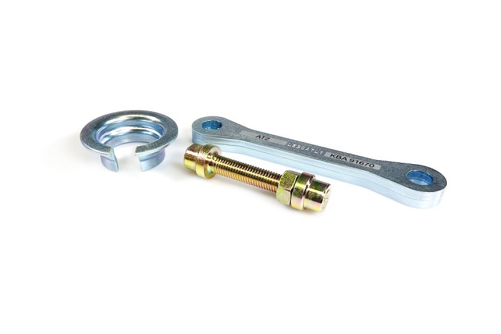 alpha Technik Tieferlegungssatz 35mm für Kawasaki KLE500; Typ LE500A; Modelljahr 2001-
