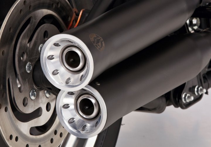 FALCON Double Groove Slip on ErsatzdÃ¤mpfer fÃ¼r DYNA Fat Bob FXDF für DYNA Fat Bob FXDF