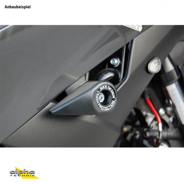 Sturzpads Crash Protector-Kit CBR600RR 09-11 PC40 schwarz CBR600RR PC40