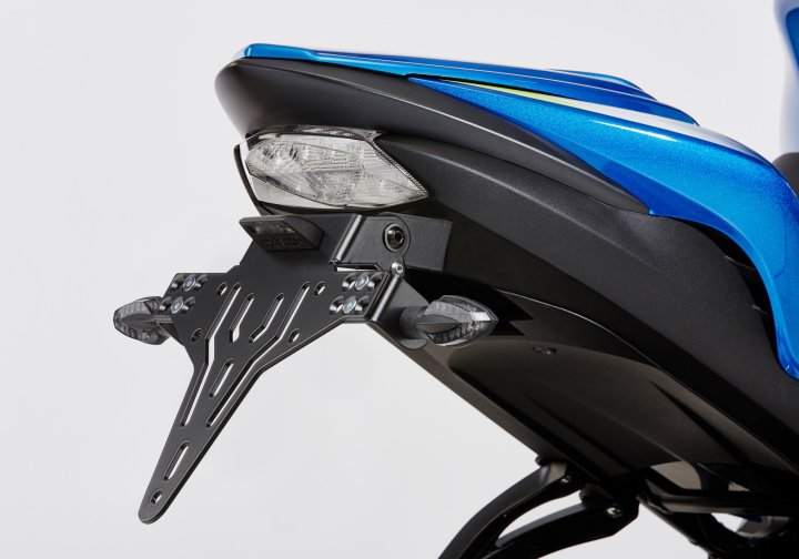 PROTECH Kennzeichenhalterset inkl. Reflektor und Kennzeichenbeleuchtung fÃ¼r GSX-S 1000 WVDG für