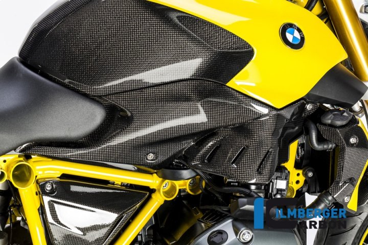 Ilmberger Carbon Seitendeckel unterm Tank rechts, Carbon für R1200R 1R12