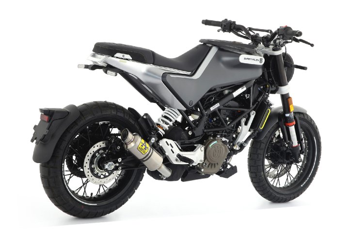 ARROW GP2 Slip-On Auspuff für Husqvarna Svartpilen 125 2021-, Titan