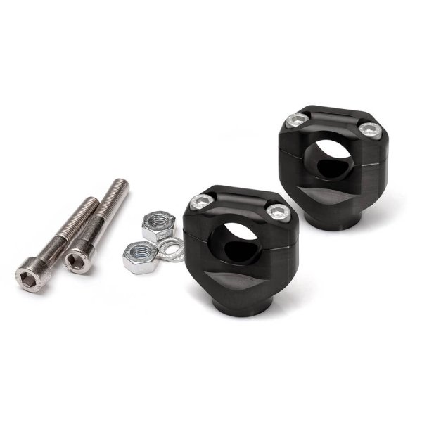 LSL Klemmbock-Kit für Kawasaki ER-6f, 2012- , 22,2 mm, schwarz