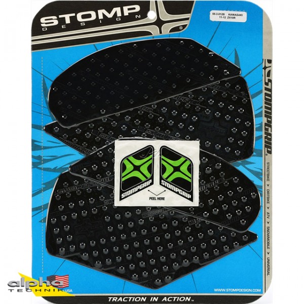 Stompgrip schwarz, Kawasaki ZX10R/RR, 2011-19 ZX10R Ninja ZXT00J