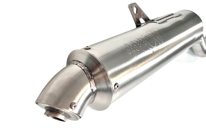 ARROW Auspuff PARIS-DAKAR für Yamaha TT600 / XT600 Tenere 1986-1992, Edelstahl