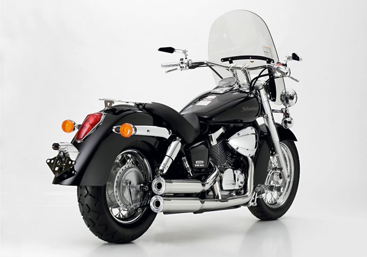 FALCON Double Groove Komplettanlage mit Kat fÃ¼r VT750 Shadow RC50 für VT750 Shadow RC50