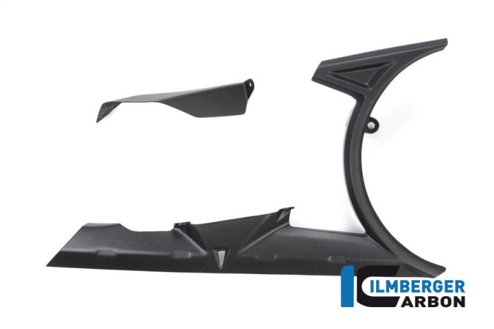 Ilmberger Carbon Beltabdeckung (2-tlg.) matt für XDiavel GA