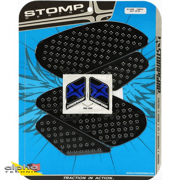 Stompgrip schwarz, für BMW / Suzuki / Yamaha GSX1250F WVCH YZF-R6 RJ11