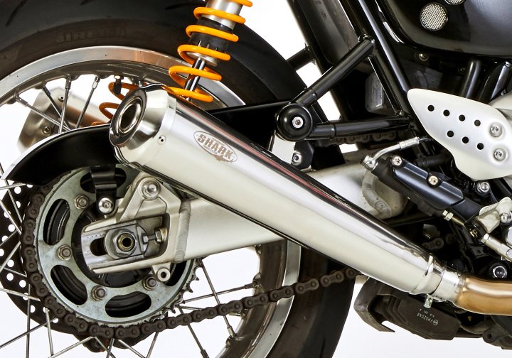 SHARK Retro fÃ¼r Thruxton 986ME für Thruxton 986ME