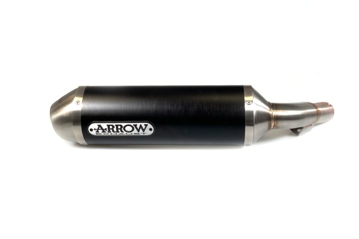 ARROW Auspuff RACE TECH für Honda VFR800F 2014-16 aus Aluminium, schwarz