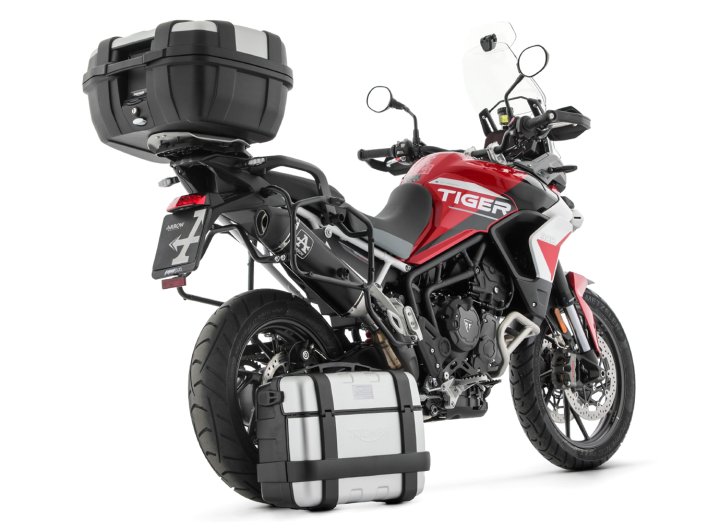 ARROW VELOCE DARK RACING Slip-On für Triumph Tiger 900 Modelljahr 2020-