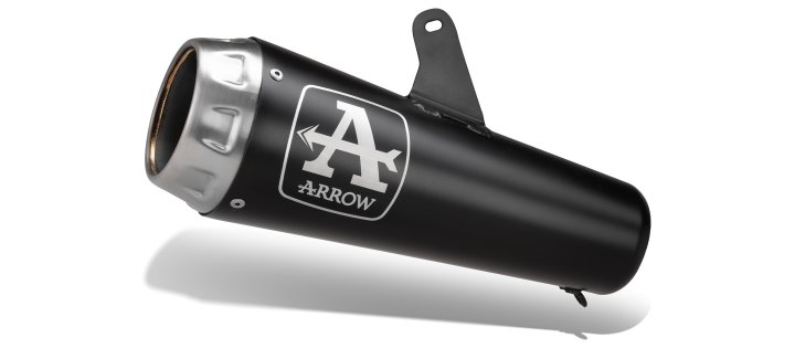 ARROW Auspuff PRO RACE DARK Slip-On NiChrome schwarz für CF Moto 800NK 2024-2025