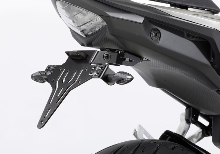 PROTECH Kennzeichenhalterset inkl. Reflektor und Kennzeichenbeleuchtung fÃ¼r CB500F PC45 für CB50
