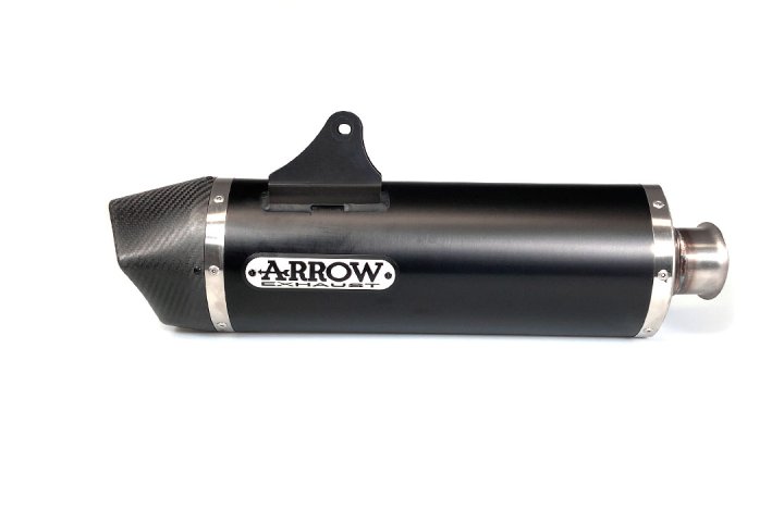 ARROW Auspuff MAXI RACE-TECH für KTM Adventure 1090/1190/1290 2013- aus Aluminium, schwarz