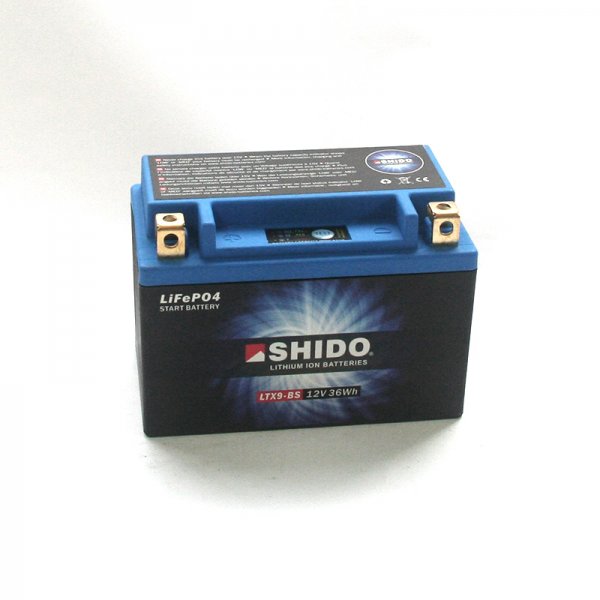 SHIDO Lithium-Batterie LTX9-BS-Li Habana 125 PM S1000R K10 NT400 Bros NC25 Estrella 250 BJ250A 125 R
