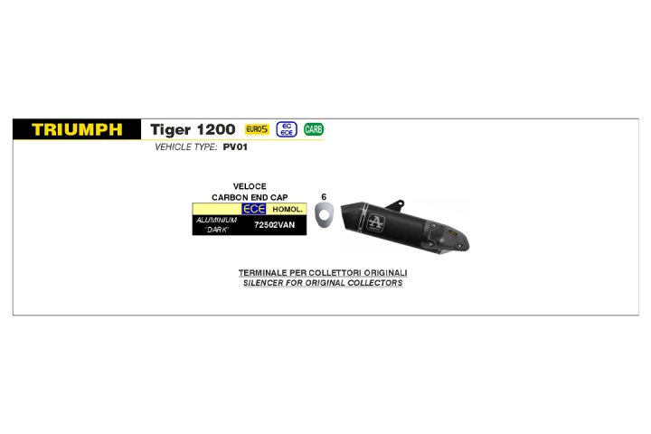 ARROW Auspuff SONORA für Suzuki V-Strom 1050 XT 2020-, Titan