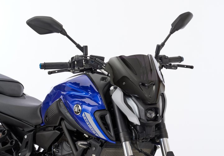 ERMAX Naked-Bike-Scheibe fÃ¼r MT-07 RM33/RM34 für MT-07 RM33/RM34