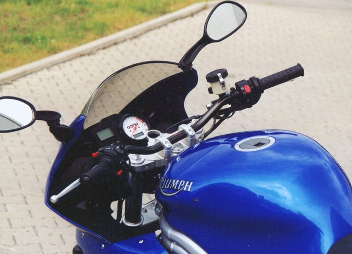 LSL Superbike-Kit mit Teilegutachten für Triumph Daytona 955i, Typ 595N, 2002-2003, silber, (Typ G