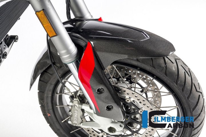 Ilmberger Carbon Kotflügel vorne glanz für Multistrada 1200 Enduro AA