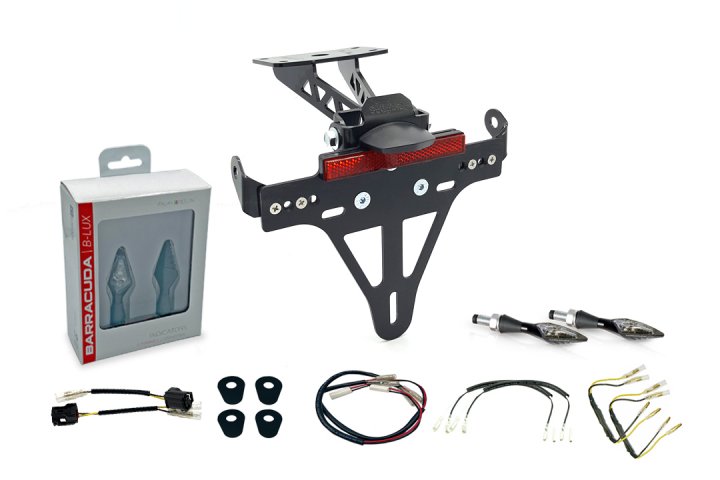 alpha Technik Kennzeichenhalter-Kit für Yamaha MT-07 für MT07 RM33 EURO5