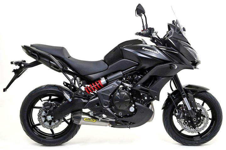 ARROW Auspuff X-KONE Edelstahl für Kawasaki Z650 / Ninja 650 / Versys 650 2017-2020