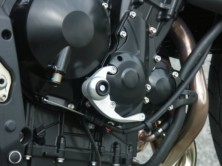 LSL Crash-Ball Kupplung für Triumph 675, 2006-, silber