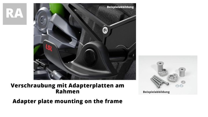 LSL SlideWing Befestigungskit für Honda CB750 Hornet, 2023-, schwarz