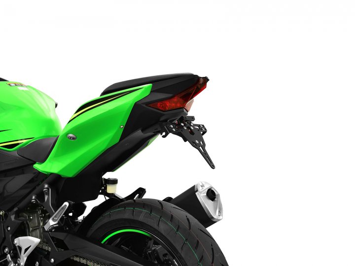 ZIEGER Kennzeichenhalter Kawasaki Ninja 400 BJ 2018-22 für Ninja 400 (EX400)