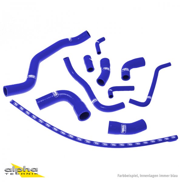 SAMCO Siliconschlauch Kit blau für Yamaha R1, RN01/RN04 für YZF-R1 RN01