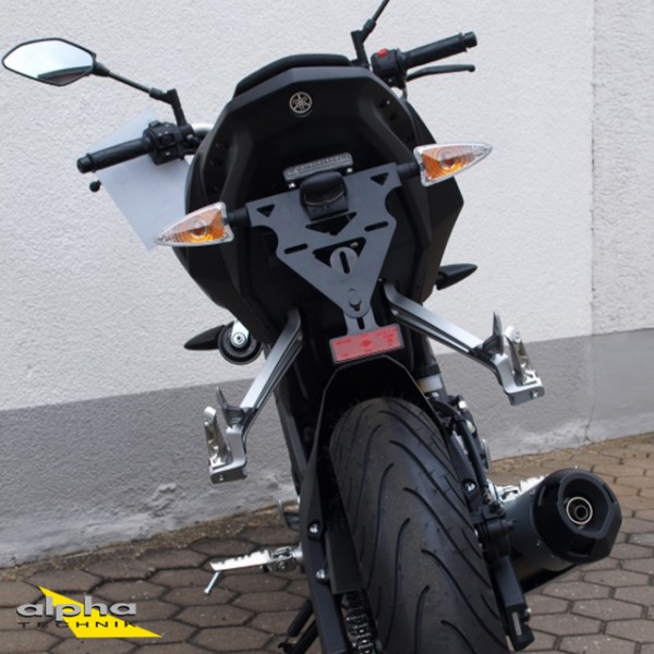 alpha Technik Kennzeichenhalter Yamaha MT-125, RE11 für MT125 RE11