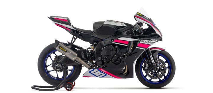 ARROW COMPETETION Komplettanlage mit Indy Race Evo Endschalldämper für Yamaha YZF-R1 Modelljahr 2025