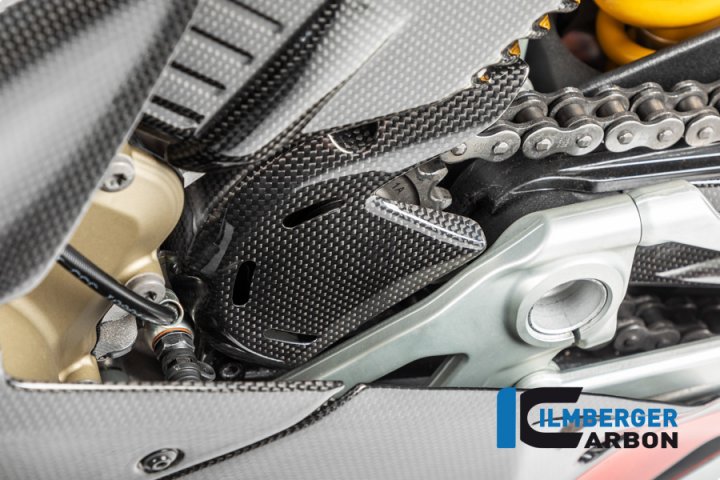 Ilmberger Carbon Ritzelabdeckung glanz Ducati Panigale V4/V4S /V4 R