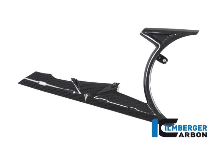 Ilmberger Carbon Beltabdeckung (2-tlg.) glanz für XDiavel GA