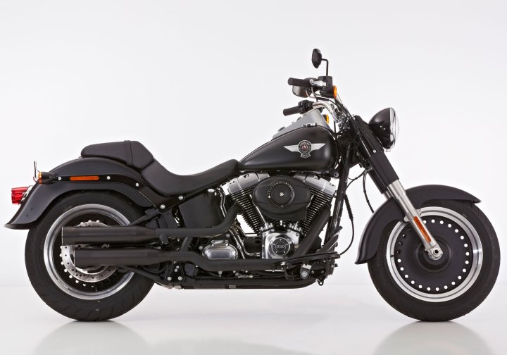 FALCON Double Groove Slip on ErsatzdÃ¤mpfer fÃ¼r SOFTAIL Fat Boy 96 FLSTF für SOFTAIL Fat Boy 9