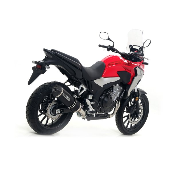 ARROW Auspuff RACE TECH für Honda CB500X 2017- aus Aluminium, schwarz