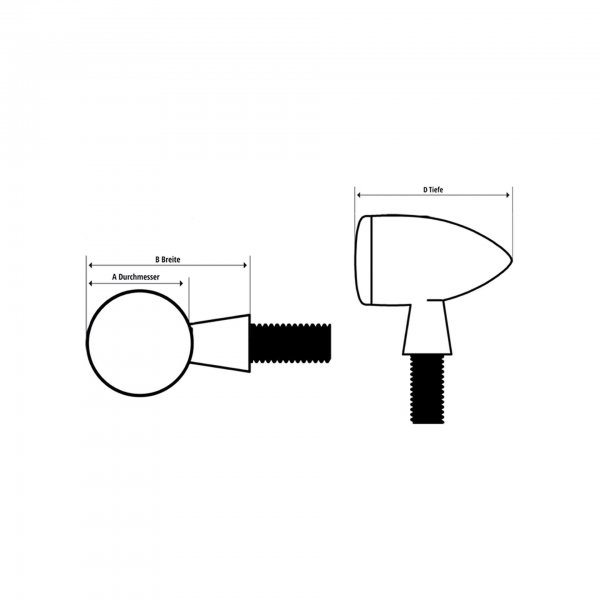 HIGHSIDER APOLLO CLASSIC LED Rück-, Bremslicht, Blinker für