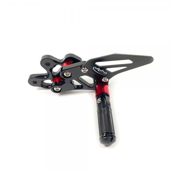 &gt;TRACK&lt; Fußrastenanlage Suzuki GSXR600 GSXR750 06- GSX-R600 WVCE