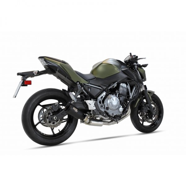 IXIL RB Edelstahl black-Komplettanlage Kawasaki Z 650/650 Ninja, 17-19 für Ninja 650 - 50 KW