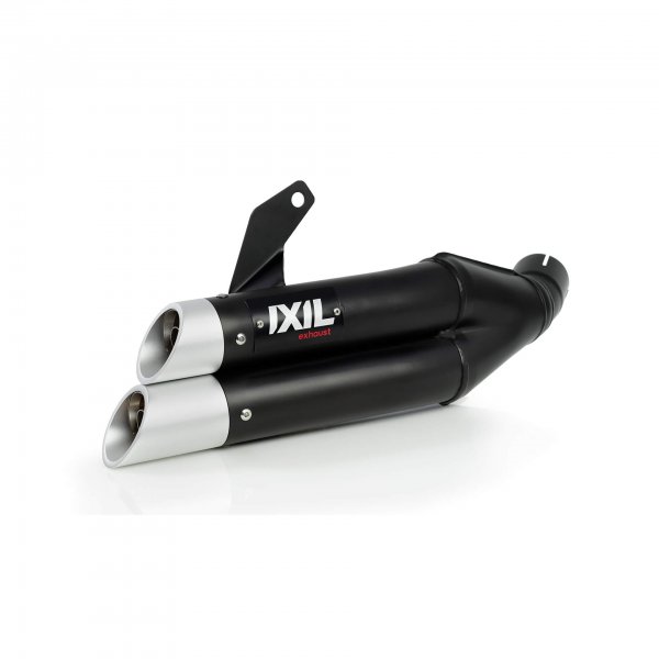 IXIL Hyperlow black XL Endschalldämpfer für KTM Duke 125, 17- (Euro4) für RC 125 A - 11 KW