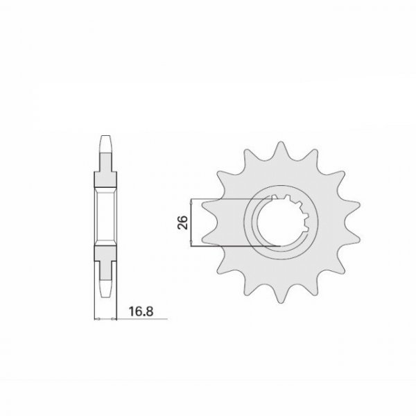 Kettensatz EK-Chain 530 ZVX-3 für Honda CBF1000 Modelljahr 2006-2009