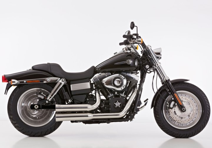 FALCON Double Groove Komplettanlage mit Kat fÃ¼r DYNA Fat Bob FXDF für DYNA Fat Bob FXDF