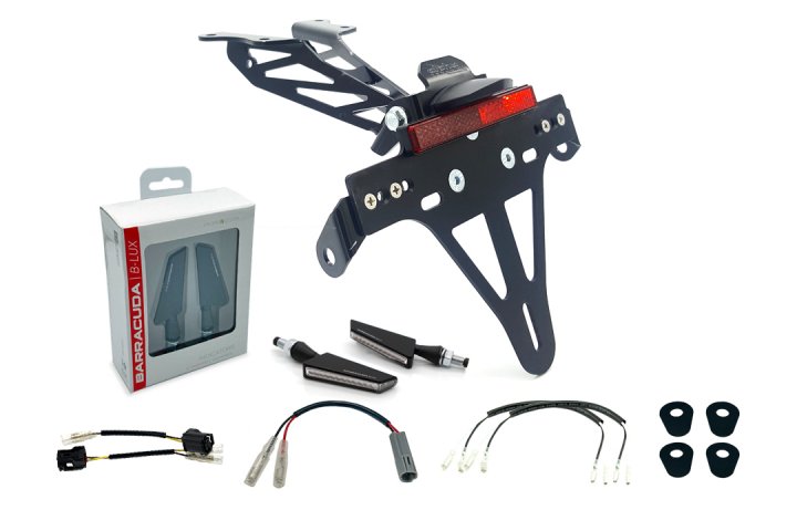 alpha Technik Kennzeichenhalter-Blinker-Kit Yamaha Tracer 700 ab &#039;20 für Tracer 700 RM31 EURO5