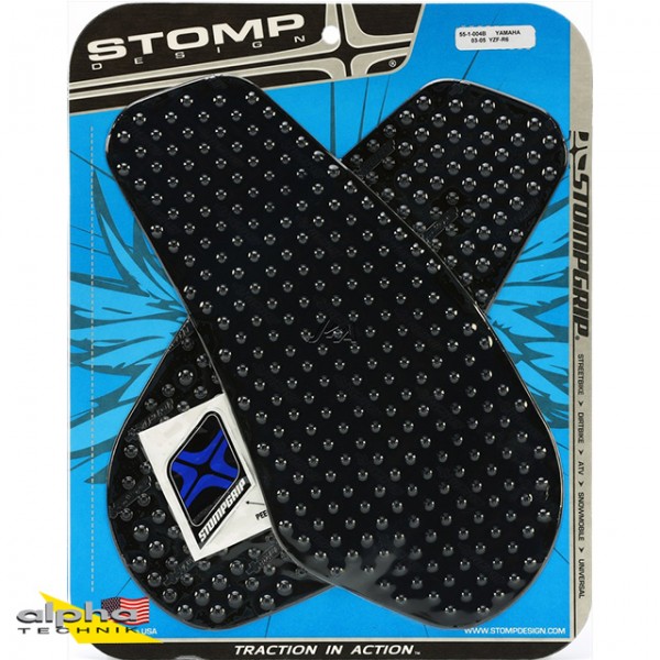 Stompgrip schwarz, Yamaha YZF-R6, 2003-05 YZF-R6 RJ05 RST1000 Mille Futura PW