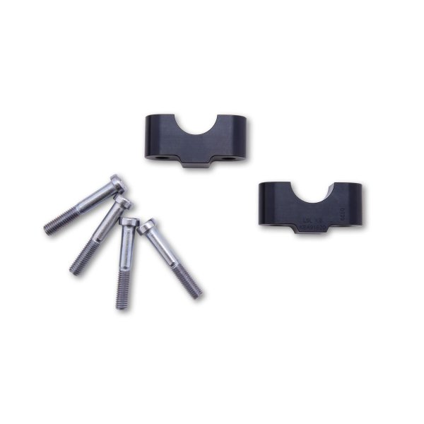 LSL Klemmbockerhöhung für Triumph Bonneville Bobber, 2017-, schwarz