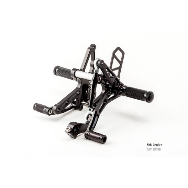LSL Rastenanlage für Suzuki GSX-R1000, 2007-2008, schwarz